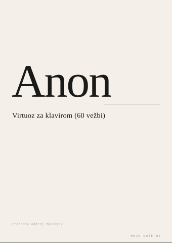 Virtuoz za klavirom (60 vežbi)
