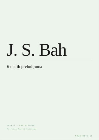 6 malih preludijuma